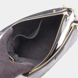 Pre Owned Louis Vuitton Multi Pochette Accessoires Black Monogram Empreinte Leather Shoulder Bag
