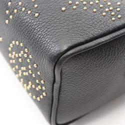 Pre Owned Louis Vuitton Speedy Nano Black Leather Shoulder Bag