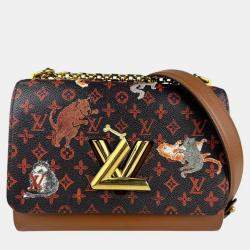 Pre Owned Louis Vuitton Catogram Monogram Coated Canvas Shoulder Bag