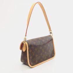 Pre Owned Louis Vuitton Diane PM Brown Monogram Coated Canvas Shoulder Bag