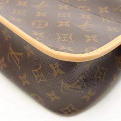 Pre Owned Louis Vuitton Diane PM Brown Monogram Coated Canvas Shoulder Bag