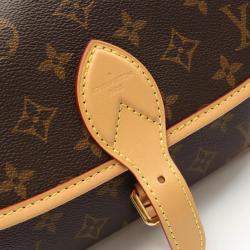 Pre Owned Louis Vuitton Diane PM Brown Monogram Coated Canvas Shoulder Bag