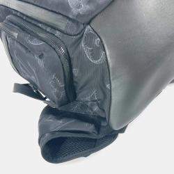 Pre Owned Louis Vuitton 3D Monogram Black Nylon Leather Backpack 