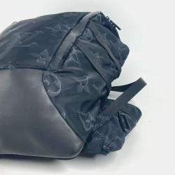 Pre Owned Louis Vuitton 3D Monogram Black Nylon Leather Backpack 