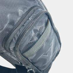 Pre Owned Louis Vuitton 3D Monogram Black Nylon Leather Backpack 