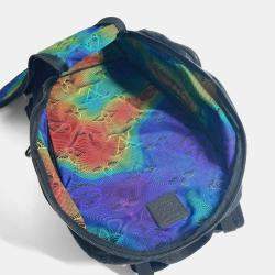 Pre Owned Louis Vuitton 3D Monogram Black Nylon Leather Backpack 