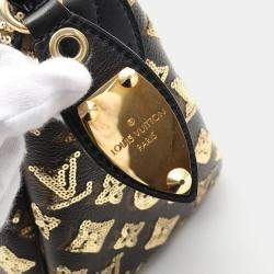 Pre Owned Louis Vuitton Speedy 30 Monogram Eclipse Brown Coated Canvas Leather Handbag