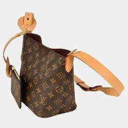 Pre Owned Louis Vuitton All-In BB Brown Monogram Canvas Shoulder Bag