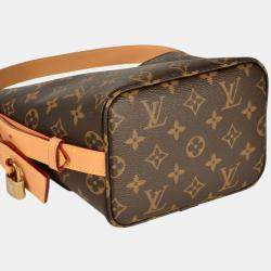 Pre Owned Louis Vuitton All-In BB Brown Monogram Canvas Shoulder Bag