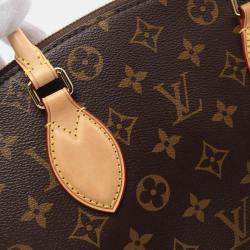 Pre Owned Louis Vuitton Boetie Nm MM Monogram Brown Coated Canvas Leather Handbag