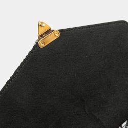 Pre Owned Louis Vuitton Black White Monogram Jacquard Since 1854 Pochette Metis