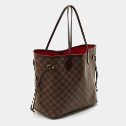 Pre Owned Louis Vuitton Damier Ebene Canvas Neverfull MM Bag
