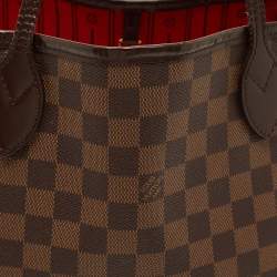 Pre Owned Louis Vuitton Damier Ebene Canvas Neverfull MM Bag