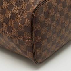 Pre Owned Louis Vuitton Damier Ebene Canvas Neverfull MM Bag