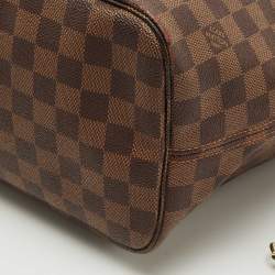 Pre Owned Louis Vuitton Damier Ebene Canvas Neverfull MM Bag