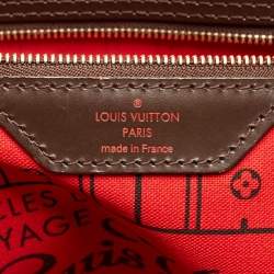 Pre Owned Louis Vuitton Damier Ebene Canvas Neverfull MM Bag