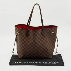 Pre Owned Louis Vuitton Damier Ebene Canvas Neverfull MM Bag