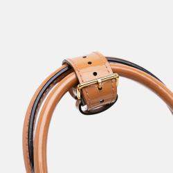 Pre Owned Louis Vuitton Brown Monogram Vernis Deesse PM