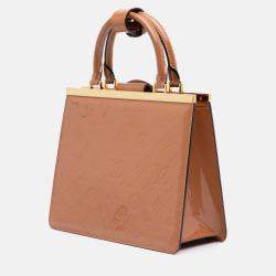 Pre Owned Louis Vuitton Brown Monogram Vernis Deesse PM