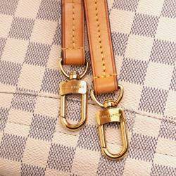 Pre Owned Louis Vuitton White Damier Azur Croisette