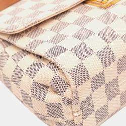 Pre Owned Louis Vuitton White Damier Azur Croisette