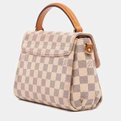 Pre Owned Louis Vuitton White Damier Azur Croisette