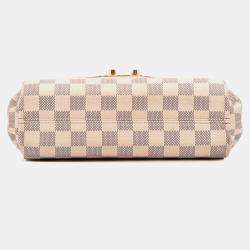Pre Owned Louis Vuitton White Damier Azur Croisette
