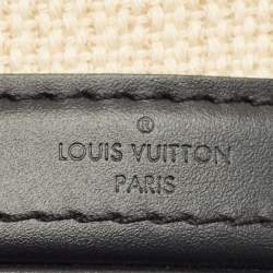 Pre Owned Louis Vuitton Beige/Black Monogram Canvas and Leather Nano Bucket Bag