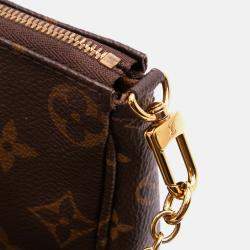 Pre Owned Louis Vuitton Brown Monogram Multi Pochette Accessoires