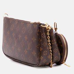 Pre Owned Louis Vuitton Brown Monogram Multi Pochette Accessoires
