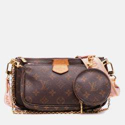 Pre Owned Louis Vuitton Brown Monogram Multi Pochette Accessoires