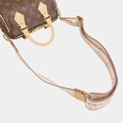 Pre Owned Louis Vuitton Brown Monogram Speedy Bandouliere 20