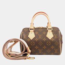 Pre Owned Louis Vuitton Brown Monogram Speedy Bandouliere 20