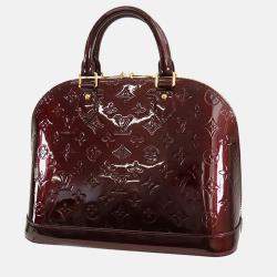 Pre Owned Louis Vuitton Purple Monogram Vernis Alma PM
