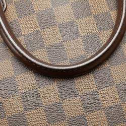 Pre Owned Louis Vuitton Brown Damier Ebene Venice Sac Plat