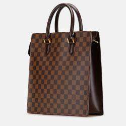 Pre Owned Louis Vuitton Brown Damier Ebene Venice Sac Plat