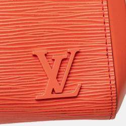 Pre Owned Louis Vuitton Orange Epi Cluny MM