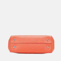 Pre Owned Louis Vuitton Orange Epi Cluny MM