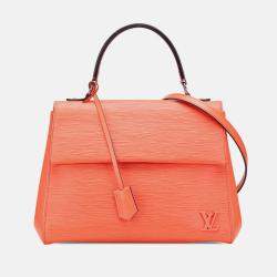 Pre Owned Louis Vuitton Orange Epi Cluny MM