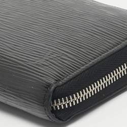 Pre Owned Louis Vuitton Black Electric Epi Leather Zippy Wallet