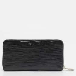 Pre Owned Louis Vuitton Black Electric Epi Leather Zippy Wallet