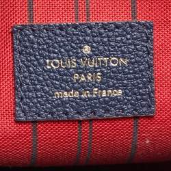 Pre Owned Louis Vuitton Marine Rogue Monogram Empreinte Leather Montaigne MM Bag