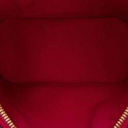 Pre Owned Louis Vuitton Red Monogram Vernis Alma BB