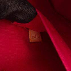 Pre Owned Louis Vuitton Red Monogram Vernis Alma BB