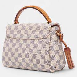 Pre Owned Louis Vuitton White Damier Azur Croisette