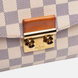 Pre Owned Louis Vuitton White Damier Azur Croisette