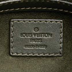 Pre Owned Louis Vuitton Green Monogram Lambskin Antheia Lilia PM
