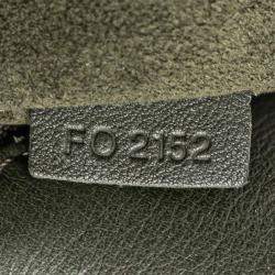 Pre Owned Louis Vuitton Green Monogram Lambskin Antheia Lilia PM