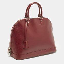 Pre Owned Louis Vuitton Rubis Epi Leather Alma GM Bag
