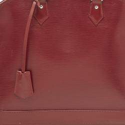 Pre Owned Louis Vuitton Rubis Epi Leather Alma GM Bag